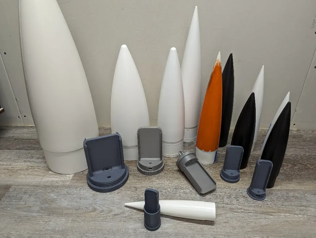 Plastic Nose Cone Electronics Bay (PNCEB)